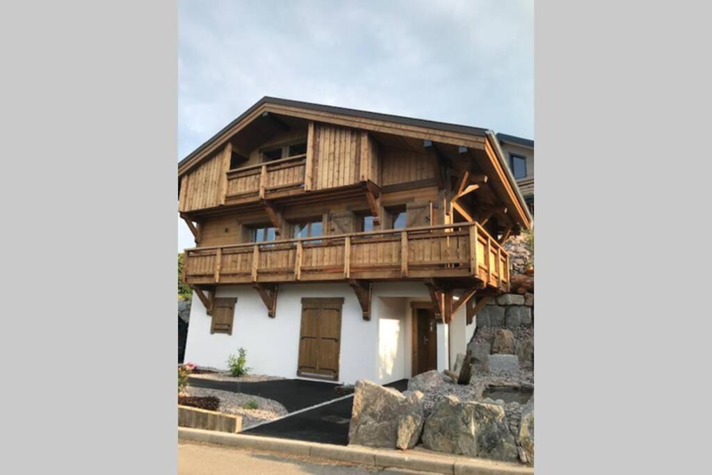 蒙斯特Chalet Individuel Avec Spa O Coeur De La Vallee别墅 外观 照片